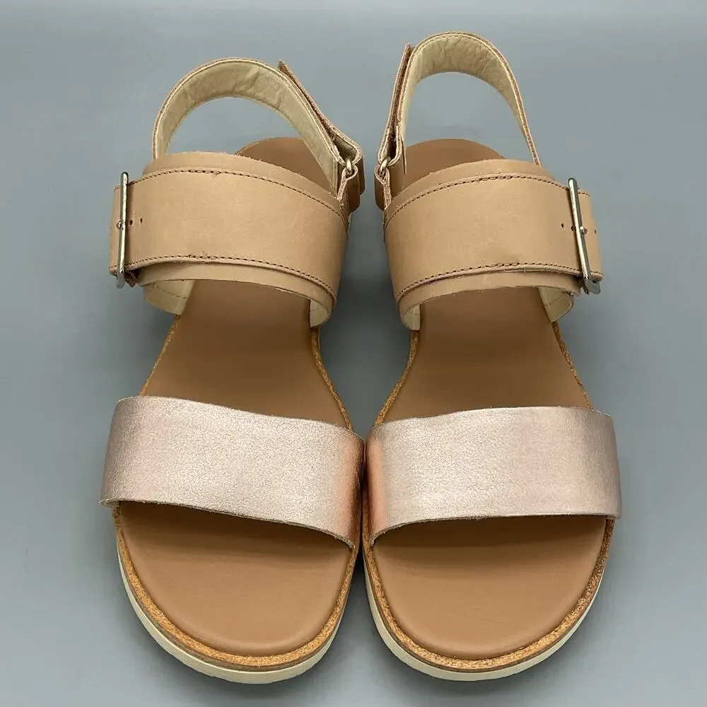 NEW Sorel Women’s Ella III Slingback Sandals Honest Beige Size 9.5